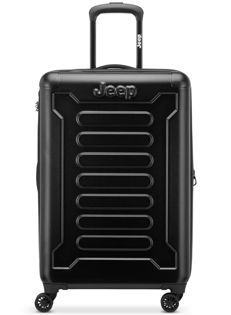 جيب حقيبة سفر بعجلات مزدوجة قابلة للتوسيع مقاس  سم سوداء